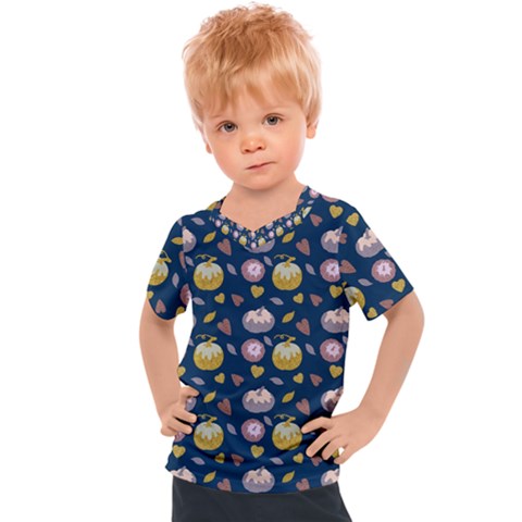 Autumn Pumpkins Kids  Sports Tee by SychEva