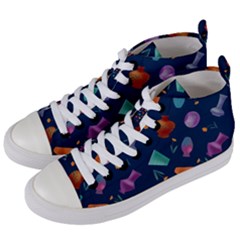 Jugs And Vases Women s Mid-top Canvas Sneakers by SychEva