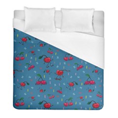 Red Cherries Athletes Duvet Cover (full/ Double Size) by SychEva