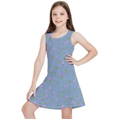 Curly Flowers Kids  Lightweight Sleeveless Dress by SychEva