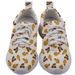 Oak Leaves And Acorns Kids Athletic Shoes by SychEva