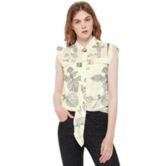 Lemon Balm Frill Detail Shirt by Limerence