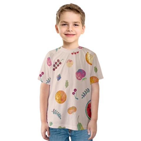 Summer Fruit Kids  Sport Mesh Tee by SychEva