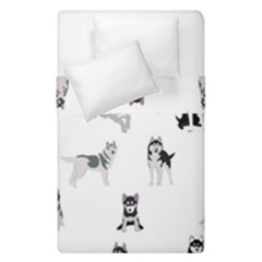 Husky Dogs Duvet Cover Double Side (single Size) by SychEva