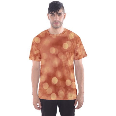 Light Reflections Abstract No7 Peach Men s Sport Mesh Tee by DimitriosArt