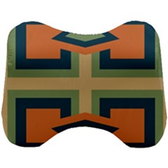 Abstract Pattern Geometric Backgrounds   Head Support Cushion by Eskimos