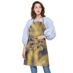 Yellow Abstract Stars Pocket Apron by DimitriosArt