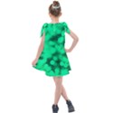 Light Reflections Abstract No10 Green Kids  Tie Up Tunic Dress View2