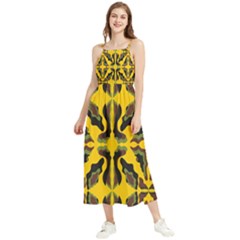 Abstract Pattern Geometric Backgrounds  Abstract Geometric Design    Boho Sleeveless Summer Dress by Eskimos