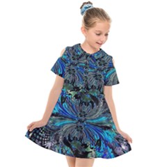 Steamroller Kids  Short Sleeve Shirt Dress by MRNStudios