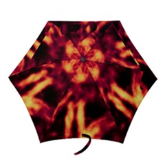 Lava Abstract Stars Mini Folding Umbrellas by DimitriosArt