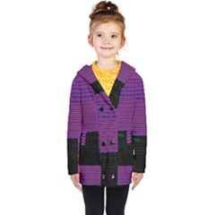 Gradient Kids  Double Breasted Button Coat by Sparkle