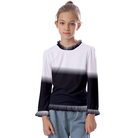 Gradient Kids  Frill Detail Tee by Sparkle