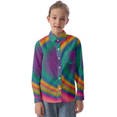 Gradientcolors Kids  Long Sleeve Shirt by Sparkle