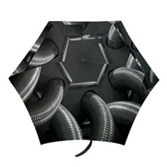 Tubes Of Power Mini Folding Umbrellas by DimitriosArt