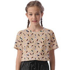 Festive Champagne Kids  Basic Tee by SychEva