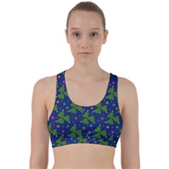 Christmas Trees Back Weave Sports Bra by SychEva