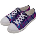 3d Lovely Geo Lines Men s Low Top Canvas Sneakers View2