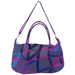 3d Lovely Geo Lines Removal Strap Handbag by Uniqued