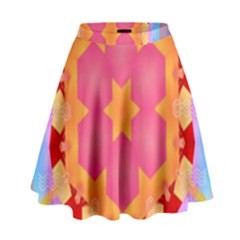 Digitalart High Waist Skirt by Sparkle