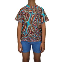 Digitalart Kids  Short Sleeve Swimwear by Sparkle