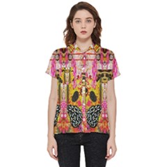 Digital Illusion Short Sleeve Pocket Shirt by Sparkle