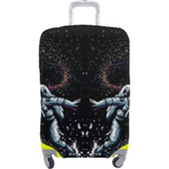 Digital Illusion Luggage Cover (large) by Sparkle