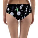 Digital Illusion Reversible Mid-Waist Bikini Bottoms View2