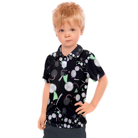 Digital Illusion Kids  Polo Tee by Sparkle