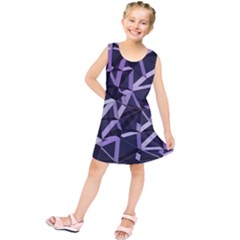 3d Lovely Geo Lines Vi Kids  Tunic Dress by Uniqued