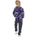 3d Lovely Geo Lines Vi Kids  Hooded Pullover View2