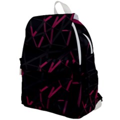 3d Lovely Geo Lines Viii Top Flap Backpack by Uniqued