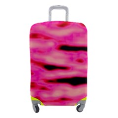 Rose  Waves Abstract Series No1 Luggage Cover (small) by DimitriosArt