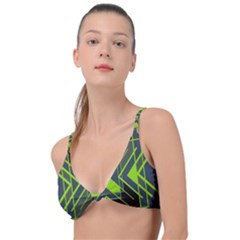 Abstract Geometric Design    Knot Up Bikini Top by Eskimos