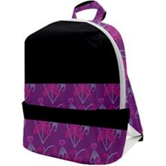 Floral Zip Up Backpack by Sparkle