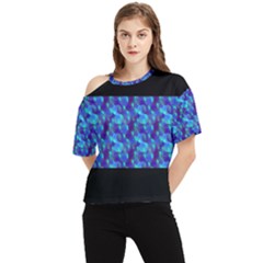 Bubbles One Shoulder Cut Out Tee by Sparkle