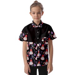 Floral Kids  Short Sleeve Shirt by Sparkle