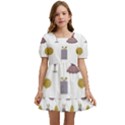 Shiny New Year Things Kids  Short Sleeve Dolly Dress View1