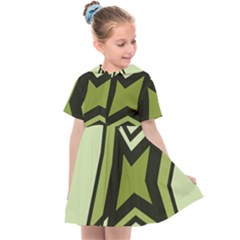 Abstract Pattern Geometric Backgrounds   Kids  Sailor Dress by Eskimos