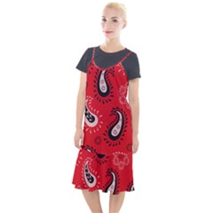 Floral Pattern Paisley Style Paisley Print   Camis Fishtail Dress by Eskimos