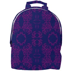 Floral Folk Damask Pattern Fantasy Flowers  Mini Full Print Backpack by Eskimos