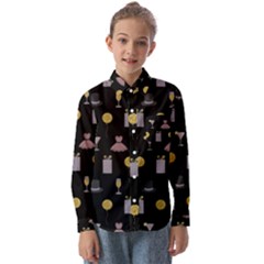 Shiny New Year Things Kids  Long Sleeve Shirt by SychEva