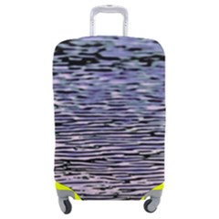 Silver Waves Flow Series 2 Luggage Cover (medium) by DimitriosArt