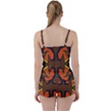 Abstract pattern geometric backgrounds   Tie Front Two Piece Tankini View2