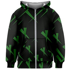 Abstract Pattern Geometric Backgrounds   Kids  Zipper Hoodie Without Drawstring by Eskimos