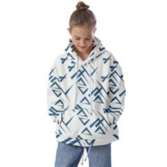 Abstract Pattern Geometric Backgrounds   Kids  Oversized Hoodie by Eskimos