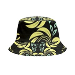 Floral Folk Damask Pattern Fantasy Flowers  Inside Out Bucket Hat by Eskimos