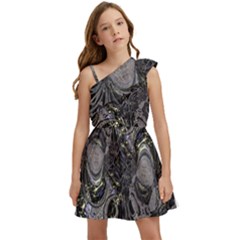 The Pollinator Kids  One Shoulder Party Dress by MRNStudios