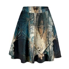 Fractal High Waist Skirt by Sparkle