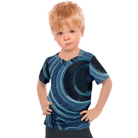 Fractal Kids  Sports Tee by Sparkle